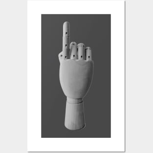 Finger pointing Posters and Art